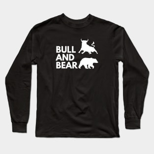 The Bull and The Bear Artwork 2 Long Sleeve T-Shirt